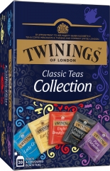 Чай Twinings ассорти Классическая коллекция, короб (20 пак.) 40 гр