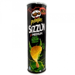 Чипсы Pringles Flame Сметана и Лук 160 гр